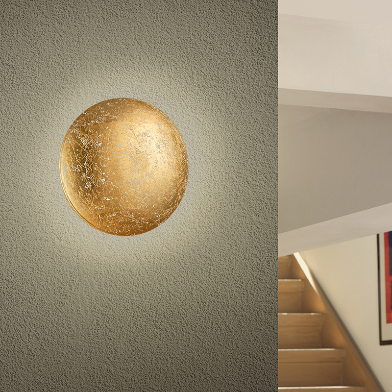 Aplique diseño dorado, Wilke, 8W, 3000K LED