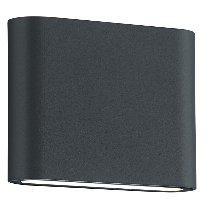 Lámpara exterior moderna antracita, Bridlington, 2,5W, 3000K LED, IP54
