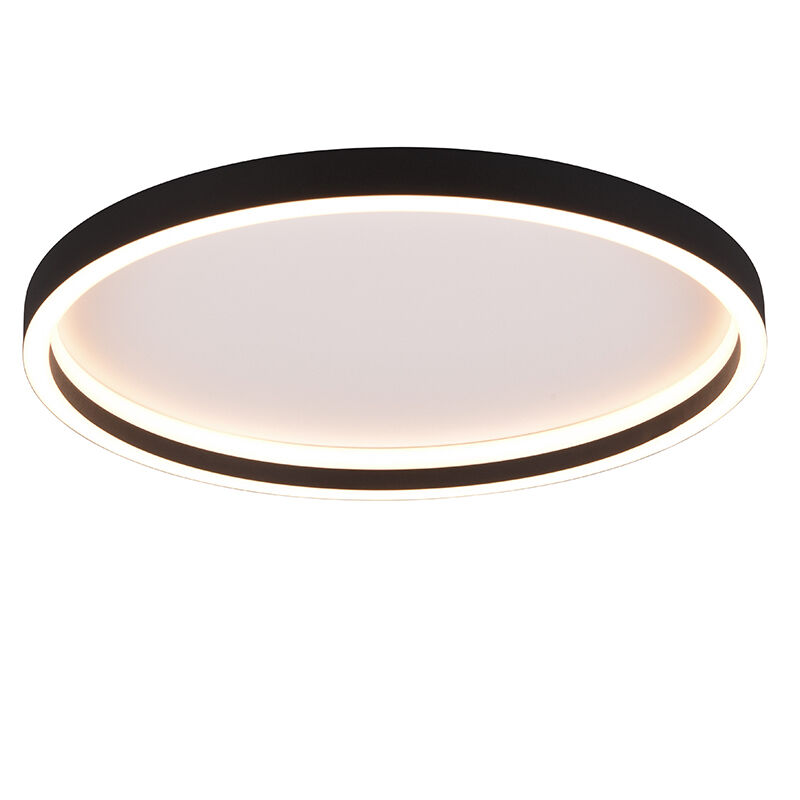 Plafón de techo diseño negro, Gilbert, 20W, 3000K LED