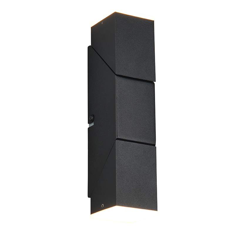 Aplique up down moderno negro, Lok, 3W, 3000K LED
