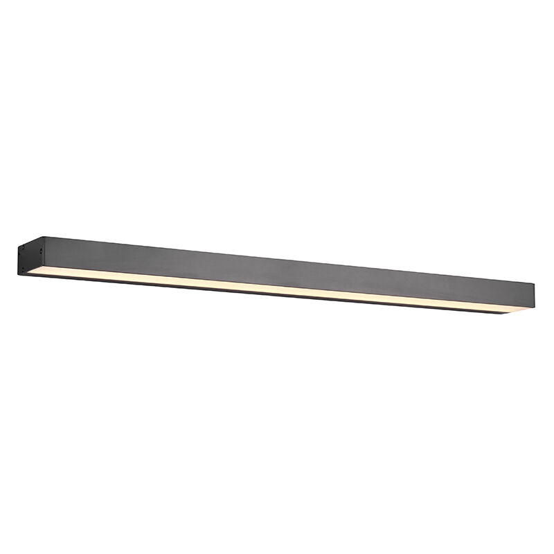 Aplique baño moderno negro, Basma, 13W, 3000K LED, IP44
