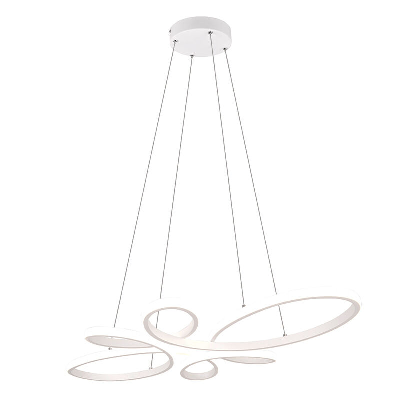 Lámpara colgante diseño blanca, Vikash, 32W, 4000K LED, regulable en 3 pasos