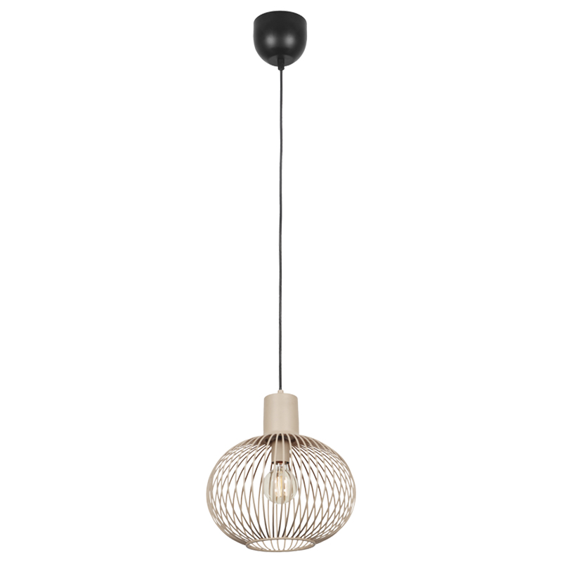 Lámpara colgante industrial beige, Gjalt