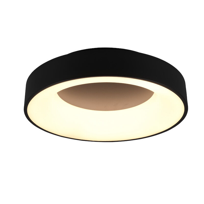 Plafón de techo moderno negro, Jered, 27W, 3000K LED