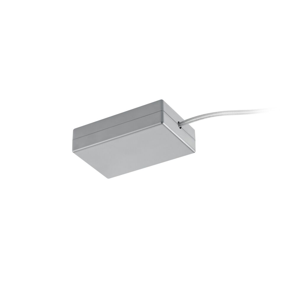 Fuente de alimentación con cambiador de fase electrónico para interruptores y atenuadores, plástico, gris