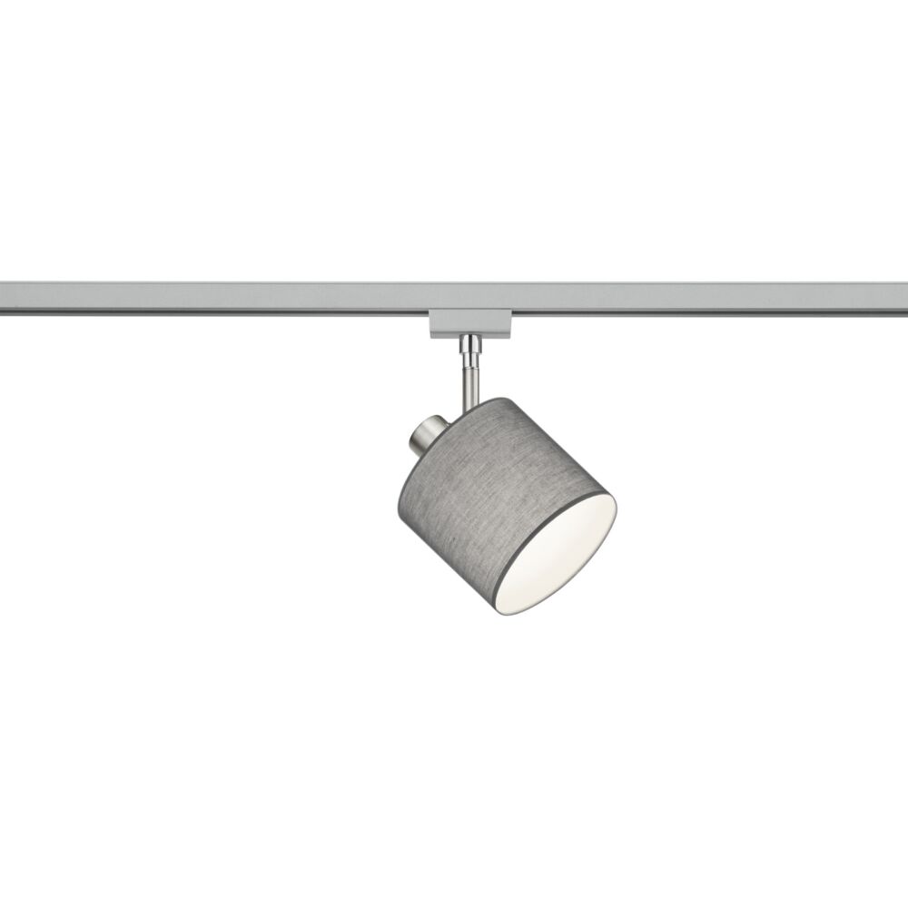 Foco gris para illuminación de riel difasico Koge