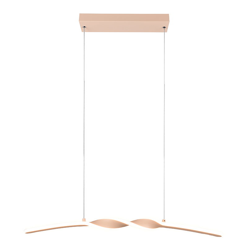 Lámpara colgante diseño marrón, Quirinus, 18W, 4000K LED