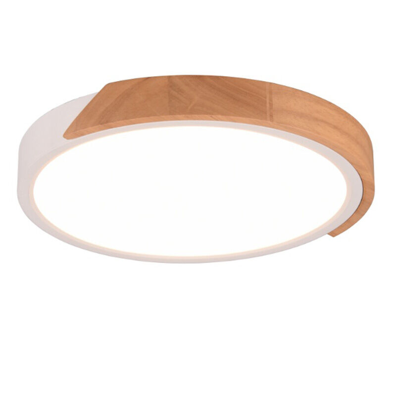 Plafón de techo moderno blanco, Nevil, 20W, 3000K LED, regulable en 3 pasos