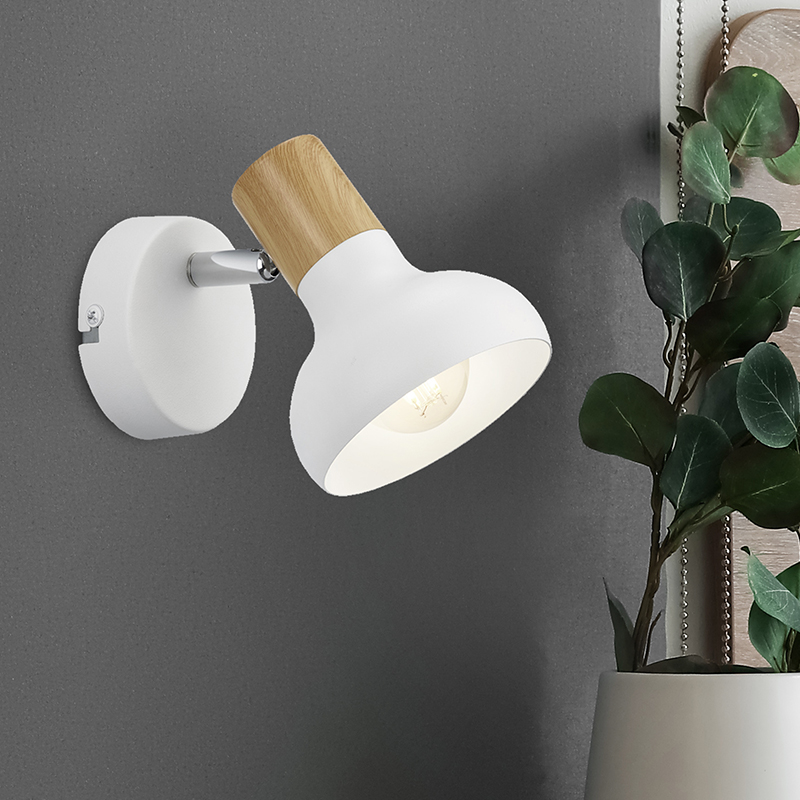 Foco de pared moderno blanco, Toos