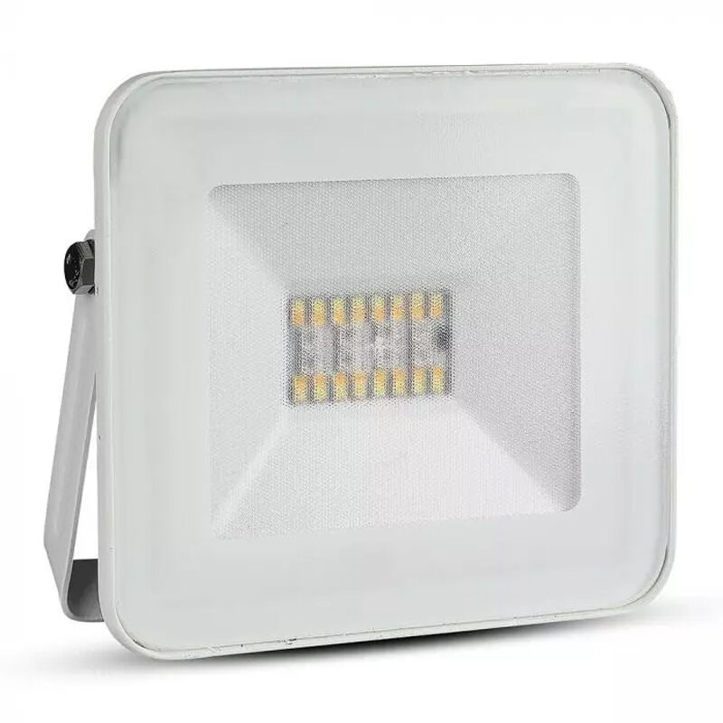Foco proyector inteligente moderno blanco, Leander, 20W, color de luz ajustable LED, IP65