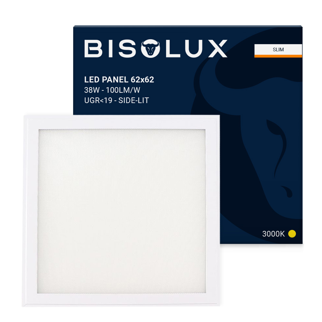 Panel LED 62x62 cm - Bisolux Master - 38W - 3000K