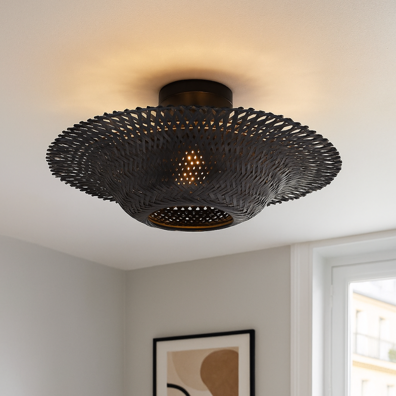 Plafón de techo de ratán negro, Cordoba