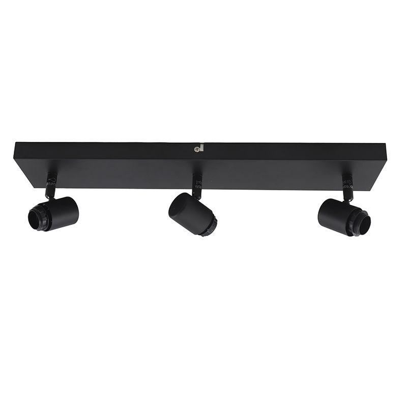 Tapa de techo negra de aluminio, Rika