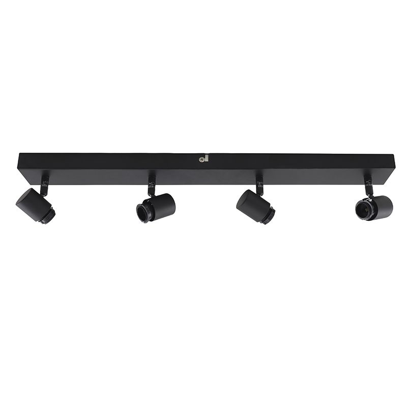 Tapa de techo negra de aluminio, Rika