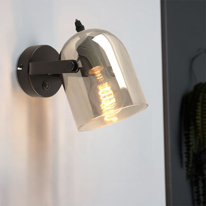 Foco de pared gris diseño, Clyde