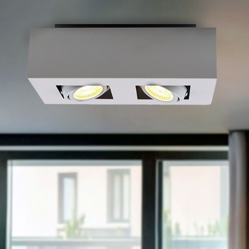 Aplique de techo blanco moderno, Akira