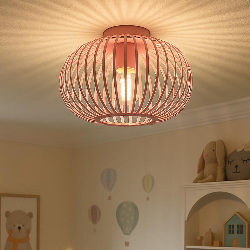 Plafón de techo rosa industrial, Lieve Plafón de techo rosa industrial, Lieve