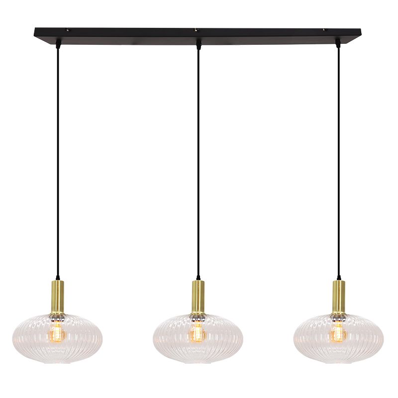 Lámpara colgante transparente retro, Charlois Lámpara colgante transparente retro, Charlois