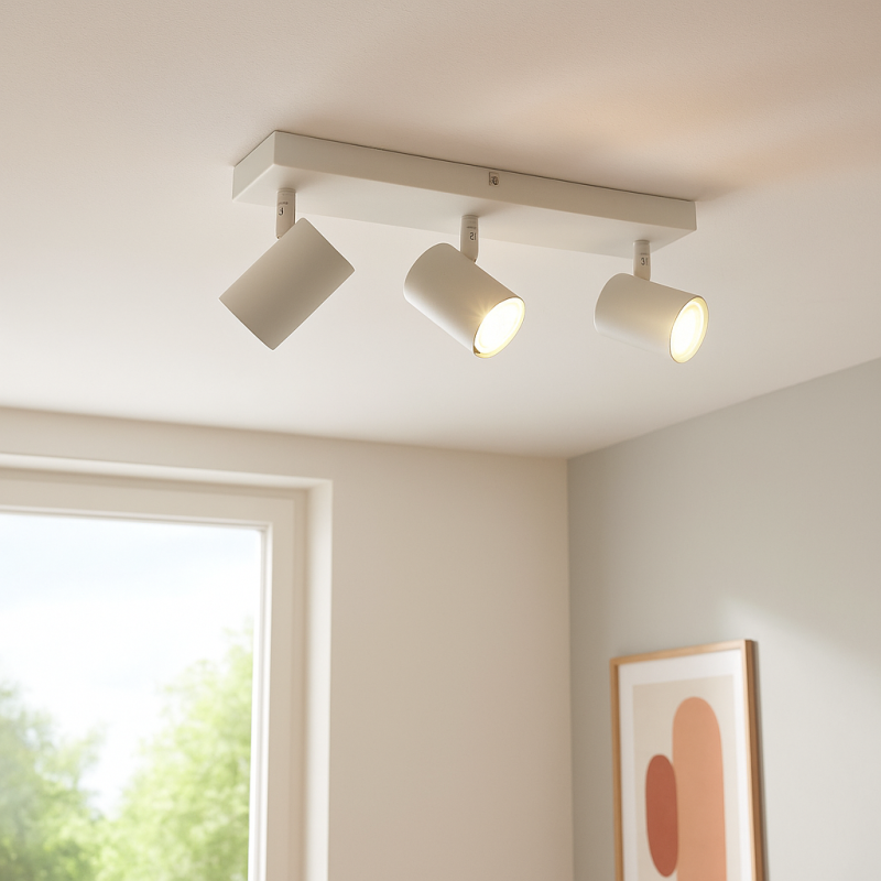 Foco de techo blanco moderno, Elena