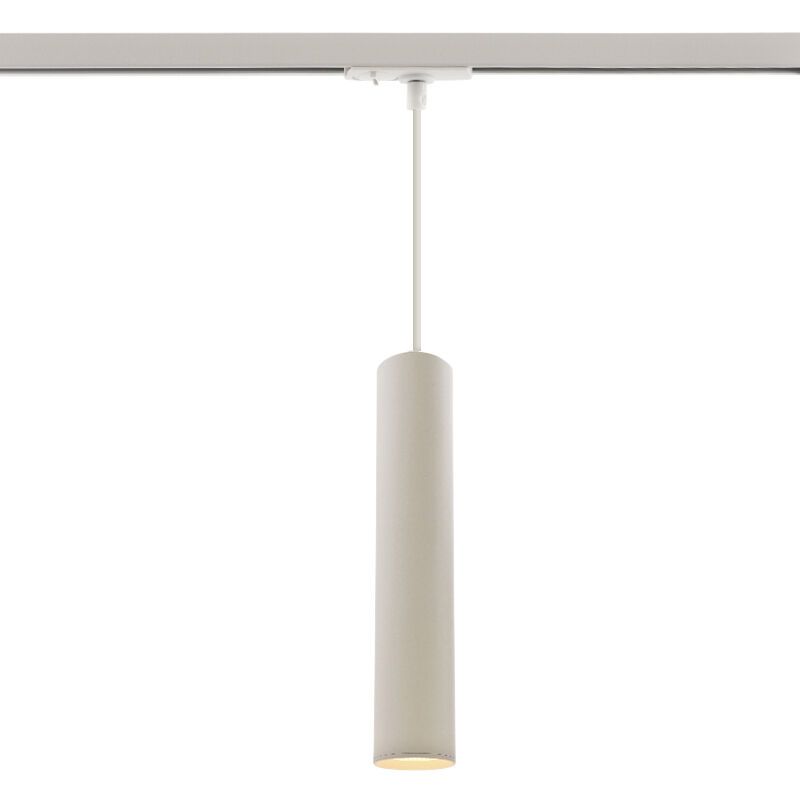 Foco de carril monofásico blanco moderno, Nadi Foco de carril monofásico blanco moderno, Nadi