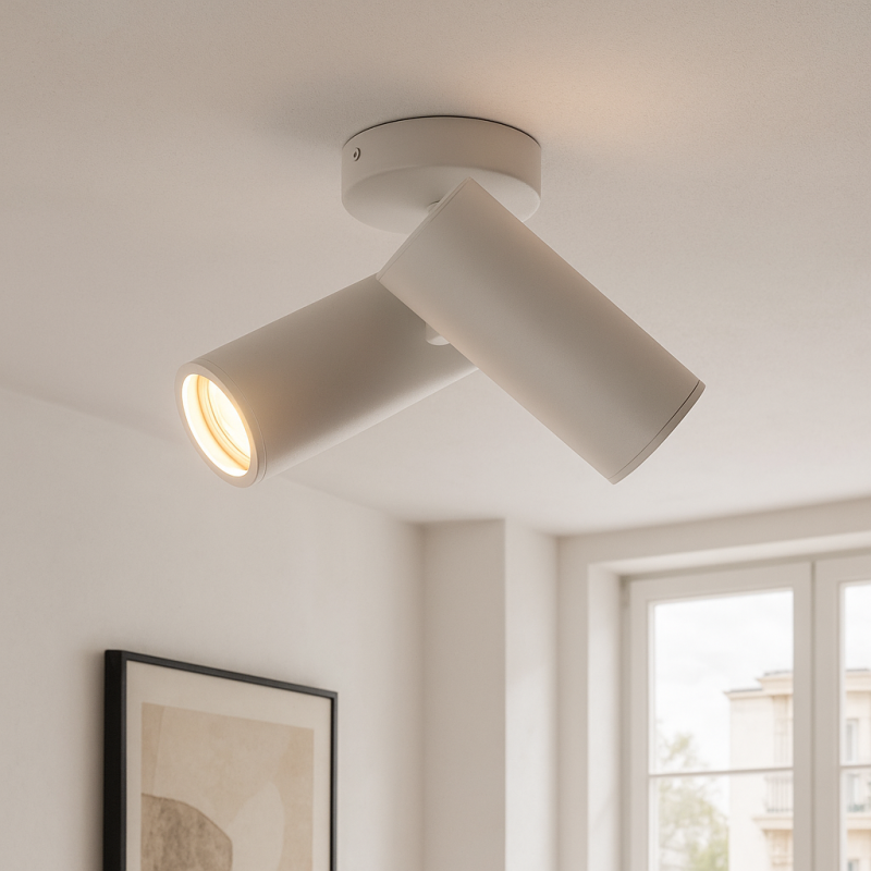 Foco de techo blanco moderno, Nadi