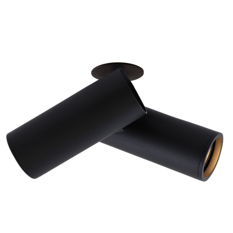 Foco empotrable negro moderno, Nadi