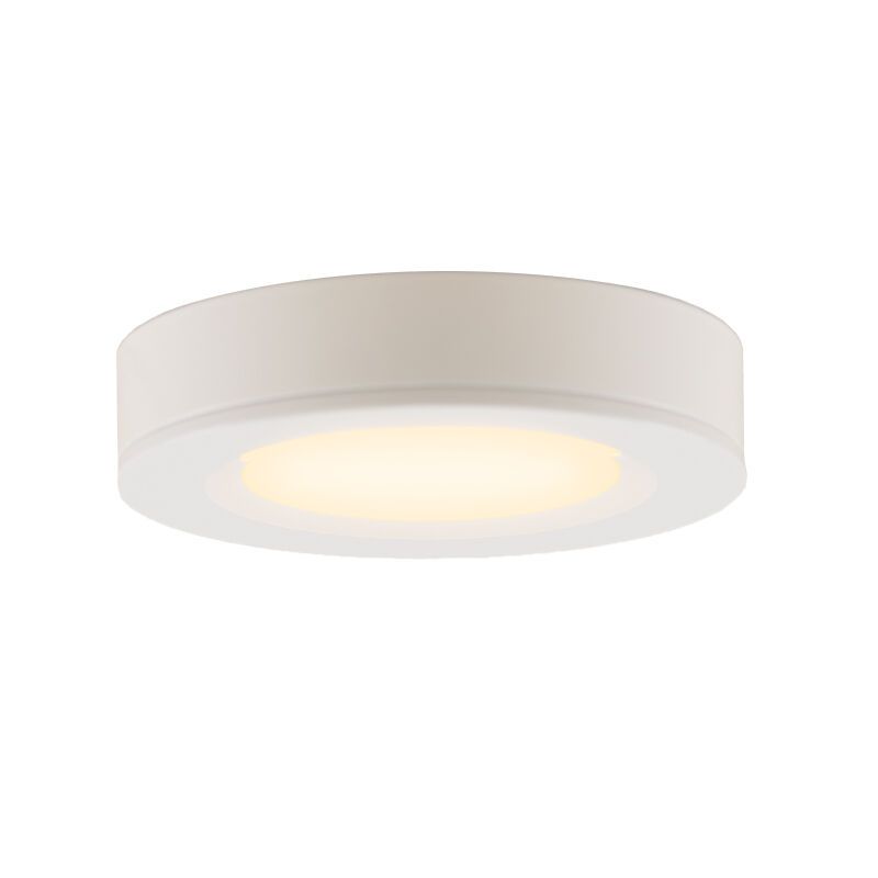 Lámpara redonda para armario de cocina, blanco Lámpara redonda para armario de cocina, blanco