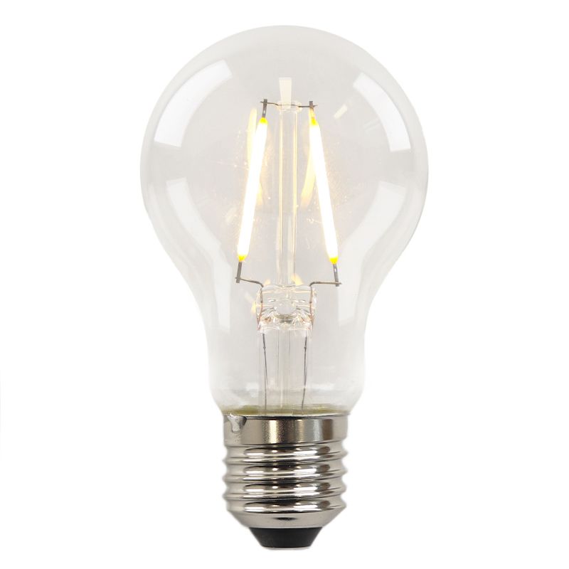 Olucia bombilla LED filamento E27 regulable Yona, A60, 2W, 2700K