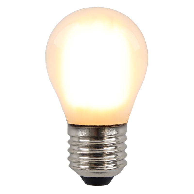 Olucia bombilla LED filamento E27 regulable Carel, P45, 5W, 2700K