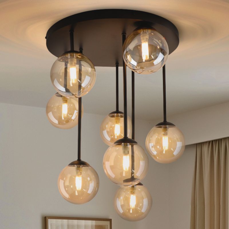 Lámpara de techo ámbar diseño, Stacy Lámpara de techo ámbar diseño, Stacy