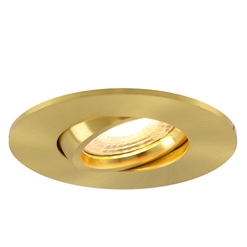 Foco empotrable baño latón moderno, Jill, IP44