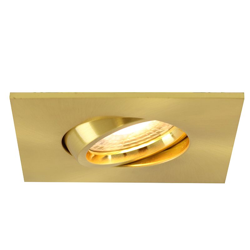 Foco empotrable baño latón moderno, Jill, IP44 Foco empotrable baño latón moderno, Jill, IP44