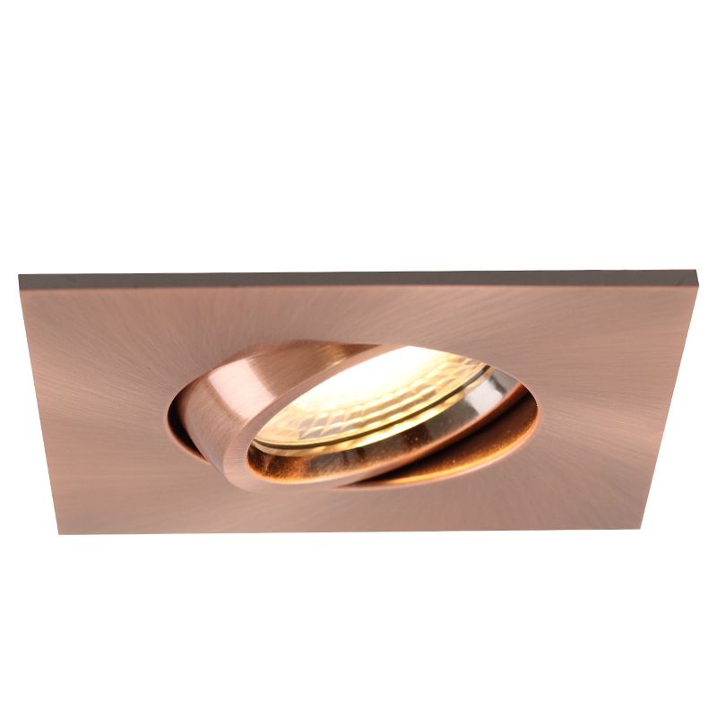 Foco empotrable baño cobre moderno, Jill, IP44