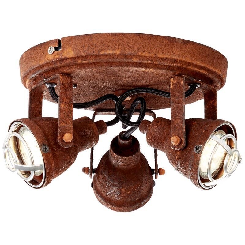 Foco de techo color óxido industrial, Abyga Foco de techo color óxido industrial, Abyga