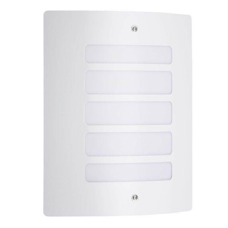 Lámpara exterior blanca de metal, Alea, IP44