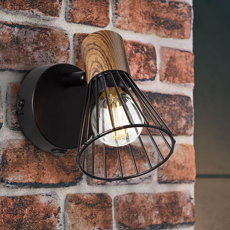 Aplique marrón moderno, Floor, con interruptor Aplique marrón moderno, Floor, con interruptor