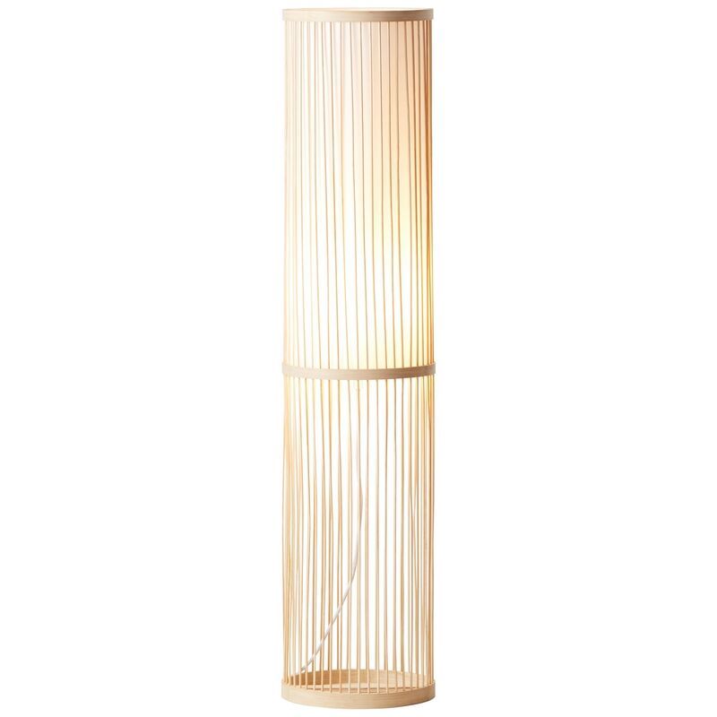 Lámpara de pie madera, Kayra, con interruptor Lámpara de pie madera, Kayra, con interruptor