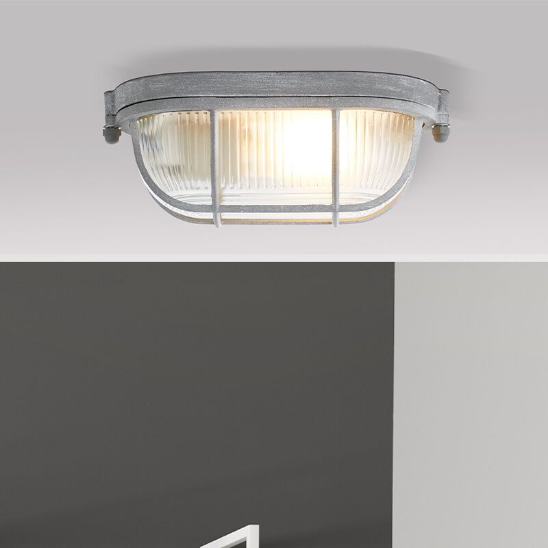 Foco de pared gris industrial, Kali