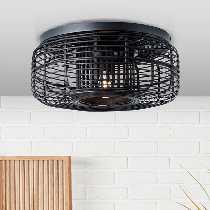 Plafón de techo de madera negro, Deacon