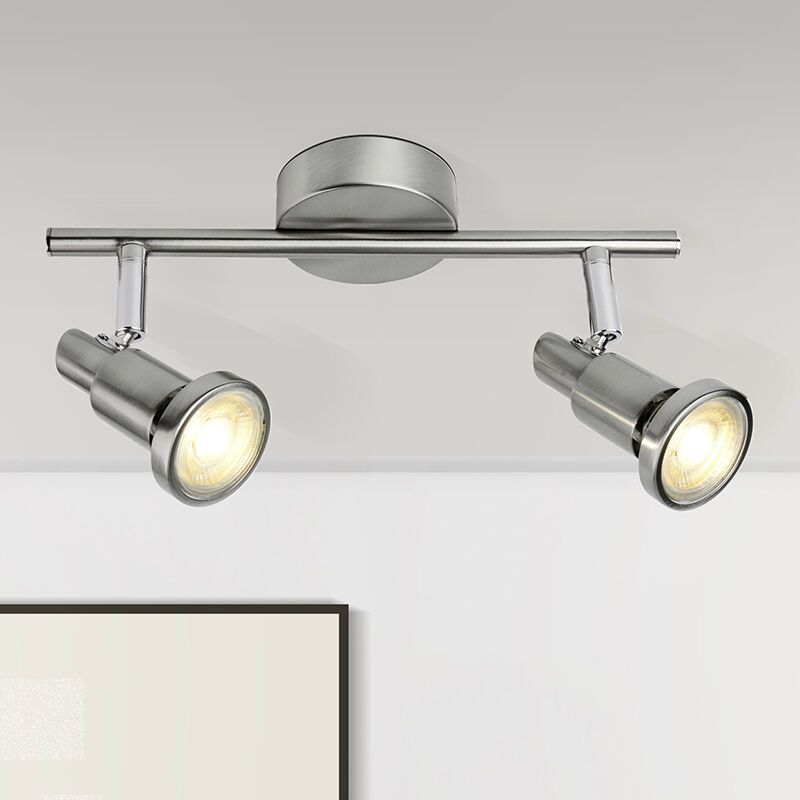 Foco de techo cromado de metal, Robel, 7W, 3000K LED