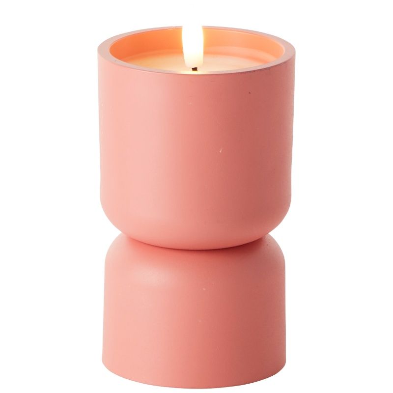 Lámpara de mesa exterior rosa de plástico, Zaki, 2700K LED, IP44