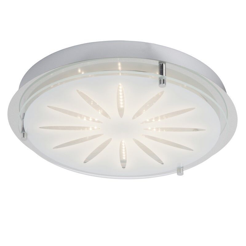 Aplique cromado de vidrio, Danae, 15W, 3000K LED