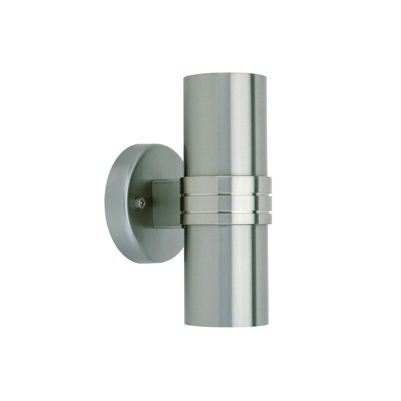 Lámpara exterior cromada moderna, Jaycie, 3W, 3000K LED, IP44 Lámpara exterior cromada moderna, Jaycie, 3W, 3000K LED, IP44