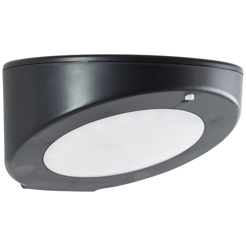 Aplique solar exterior negro moderno, Winesh, 3W, 4000K LED, IP44