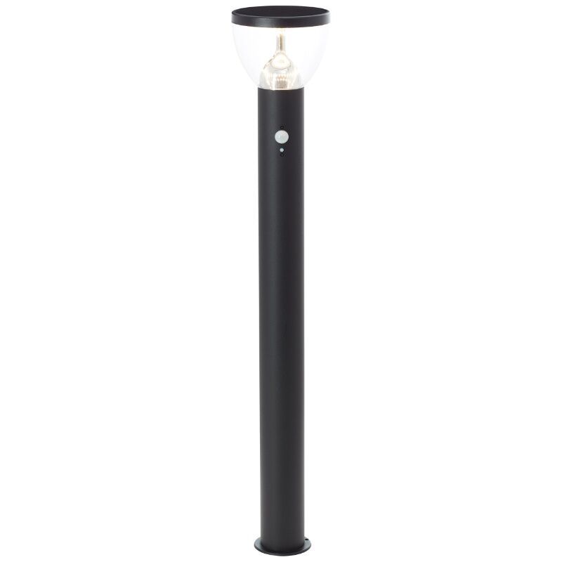Lámpara de pie solar exterior negra moderna, Saar, 3W, 3000K LED, IP44
