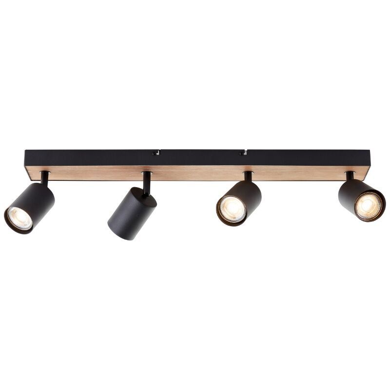 Foco de techo negro moderno, Leendert Foco de techo negro moderno, Leendert