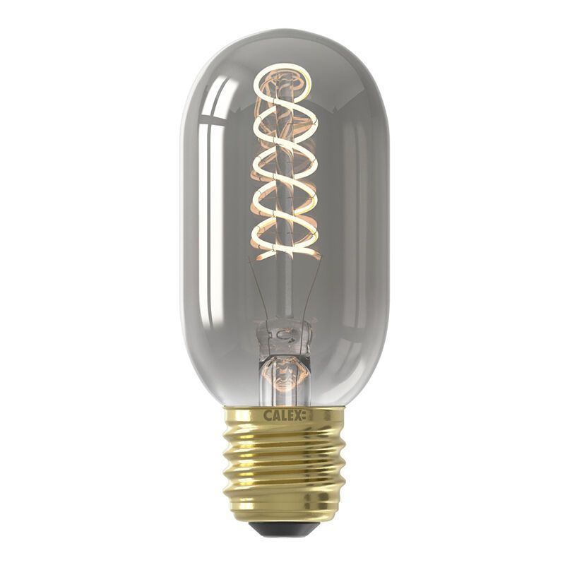 Calex bombilla LED tubo E27 regulable gris, 4W, 1800K Calex bombilla LED tubo E27 regulable gris, 4W, 1800K