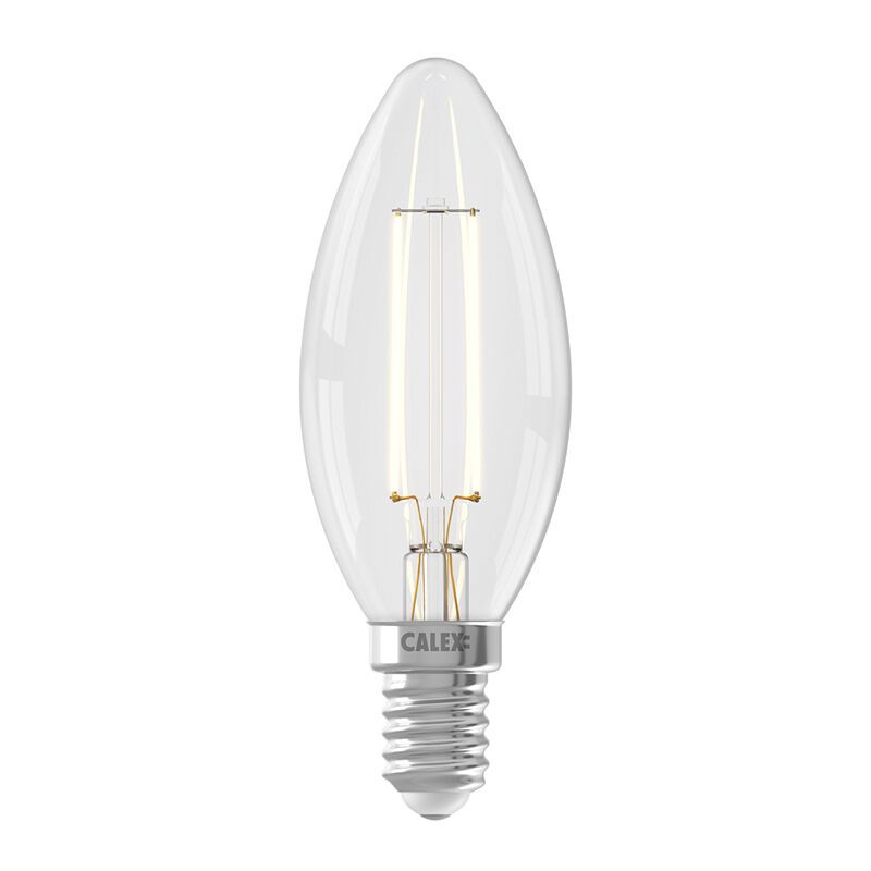 Calex bombilla vela LED E14 regulable 3,5W, 2700K