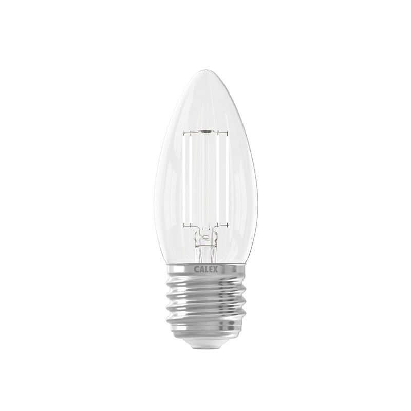 Calex bombilla vela LED E27 regulable 4,5W, 2700K