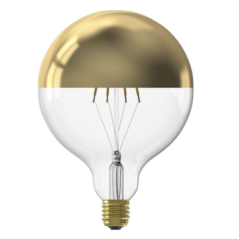 Calex bombilla LED espejo E27 regulable oro, 4W, 1800K Calex bombilla LED espejo E27 regulable oro, 4W, 1800K